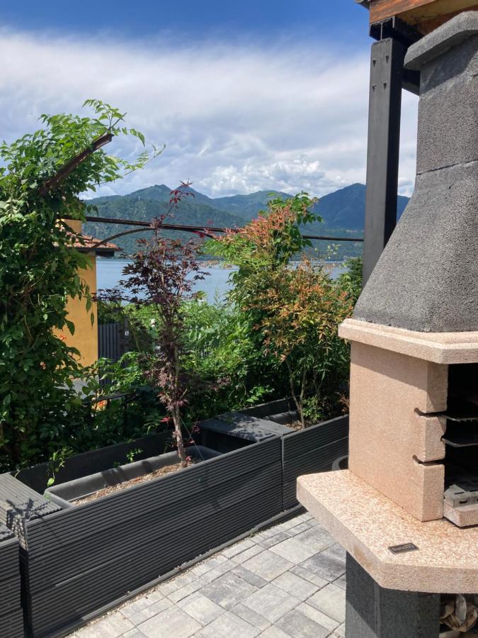 Bellissima Macie Apartment Miasino Bagian luar foto