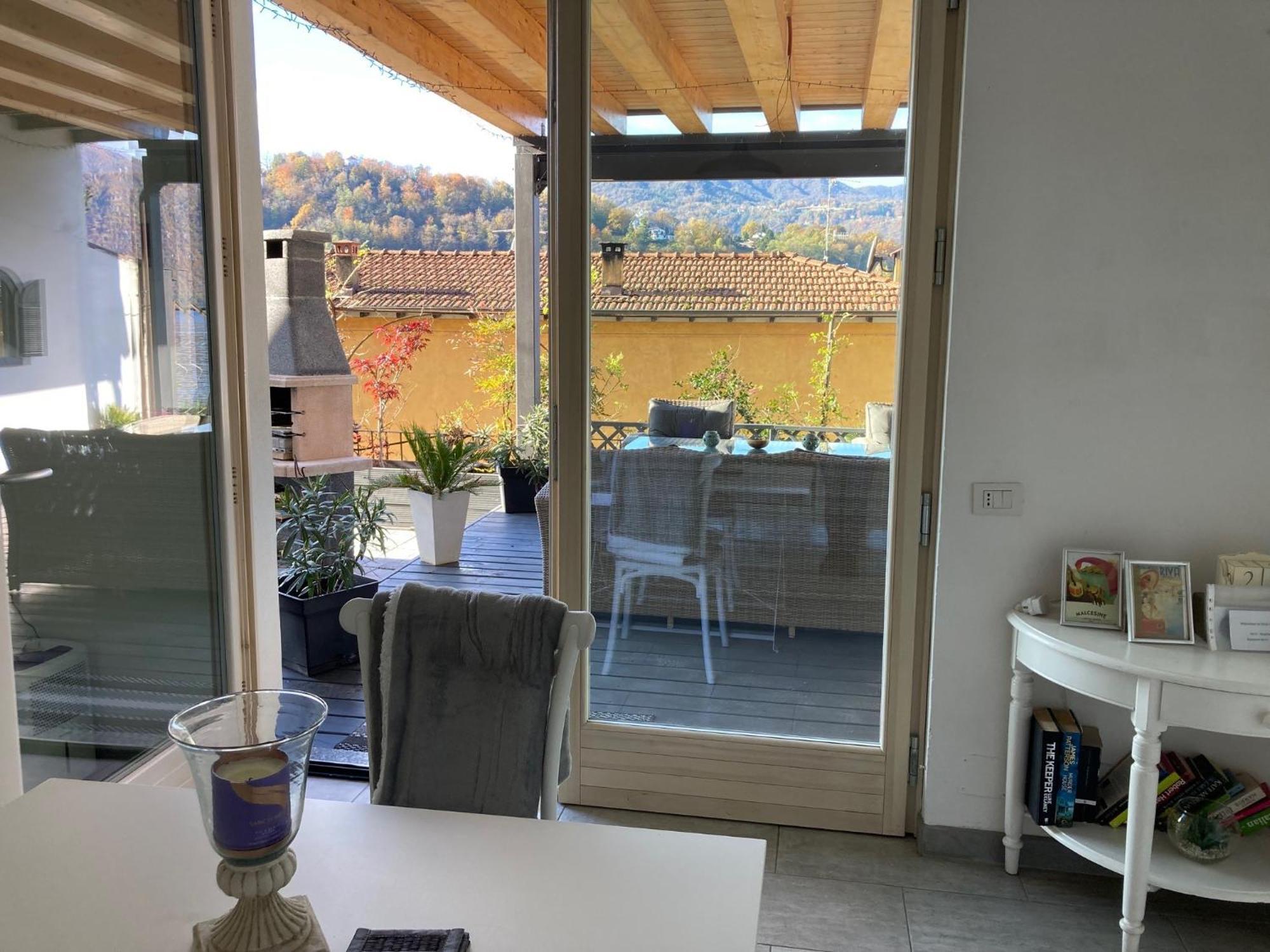 Bellissima Macie Apartment Miasino Bagian luar foto